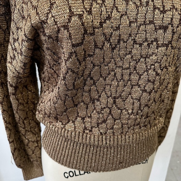 80s pacabù milano gold sweater - Picture 3 of 6